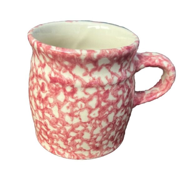 THE WORKSHOPS of Gerald R Henn Pink Sponge Design Mug Cup Rosseville OH Country - Picture 1 of 4